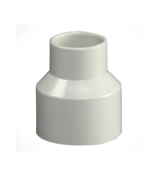 REDUCED SOCKET 100/80MM PVC WHITE