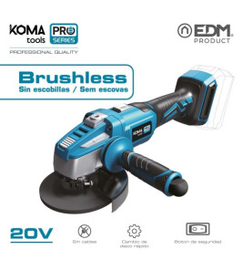 BRUSHLESS 115MM GRINDER 20V BARE  KOMA PRO
