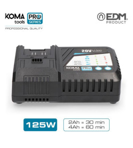 FAST BATTERY CHARGER 125W KOMA TOOLS PRO 