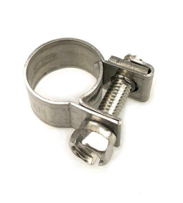 MINI HOSE CLIP 8MM STAINLESS STEEL