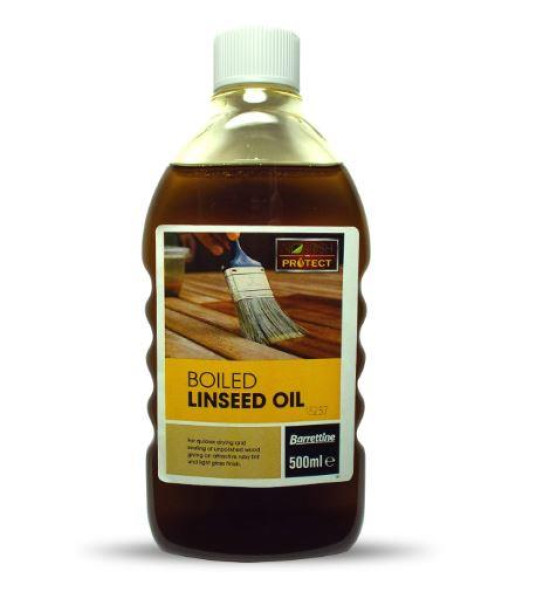 RAW LINSEED OIL 500ML BARRETINE