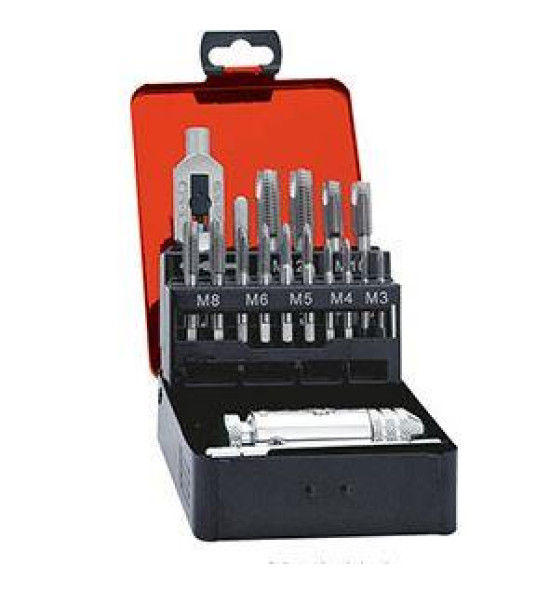 TAPS & WRENCH SET 3-12MM FORMAT
