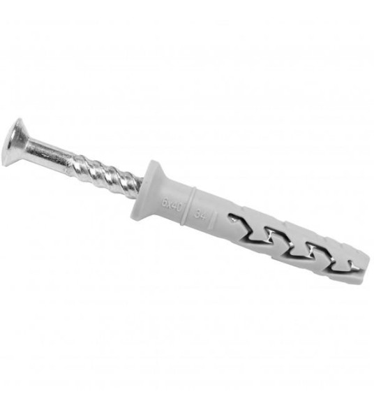 HAMMER FIXING SCREWS 6X40MM JTX TP BOX100