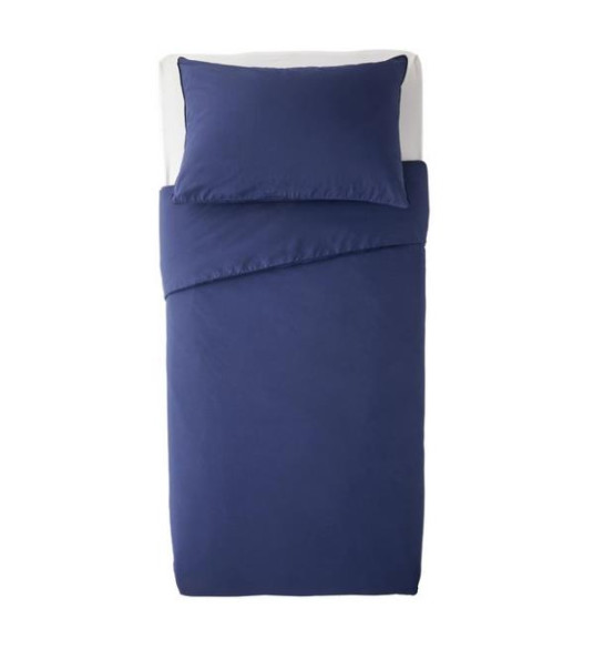 DUVET COVER SINGLE NAVY BLUE