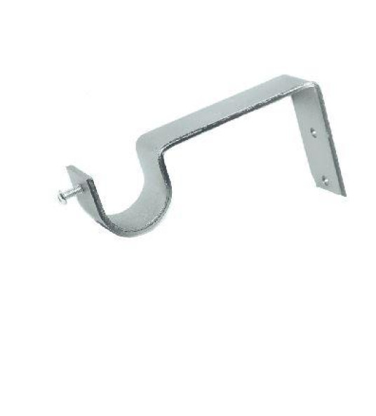 BRACKET PLAIN SS SATIN 19MM