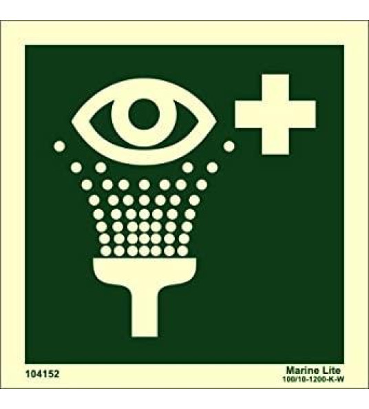 SIGN EMERGENCY EYEWASH 150X150