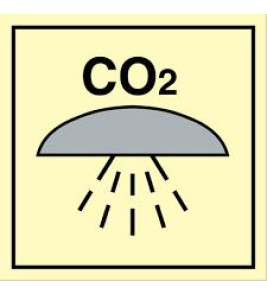 IMO SIGN SPACE PROTECTED BY CO2