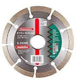 SEGMENTED DIAMOND DISC 125MM METABO SEGMENTED DIAMOND DISC 125MM METABO