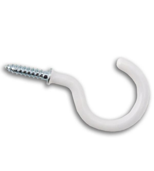 PVC COATED CUP HOOK 1``