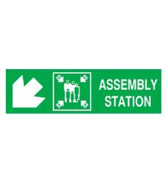 SIGN ASSEMBLY STATION SW ARROW