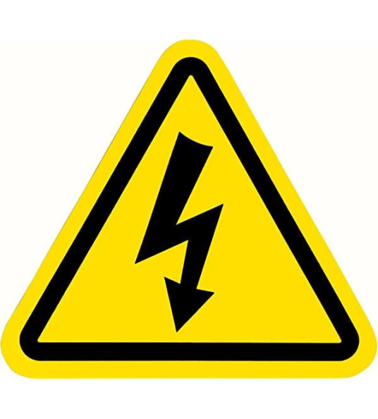 SIGN HIGH VOLTAGE 150X150MM
