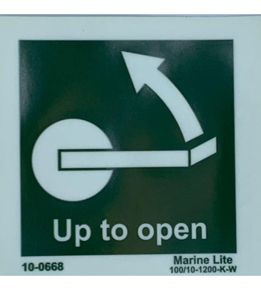 SIGN UP TO OPEN LEFT 100X100MM