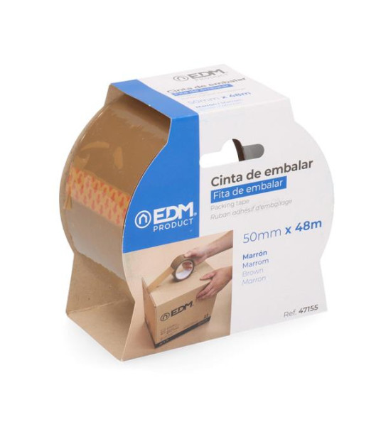 PACKING TAPE BROWN 50MM 50M