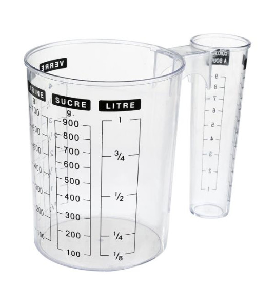 DUAL PLASTIC MEASURING JUG