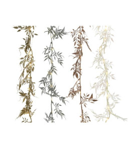 MICRO LED GARLAND LEAVES 1.5M 3XAA