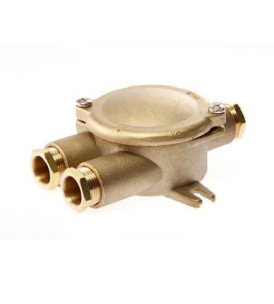 JUNCTION BOX BRASS -0=