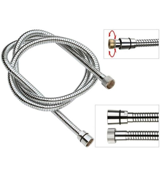 SHOWER PIPE 2M 1/2``  CHROME