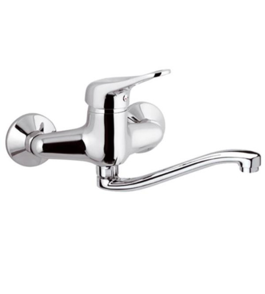 WALL SINK MIXER `S`  BOTTOM SPOUT K41S
