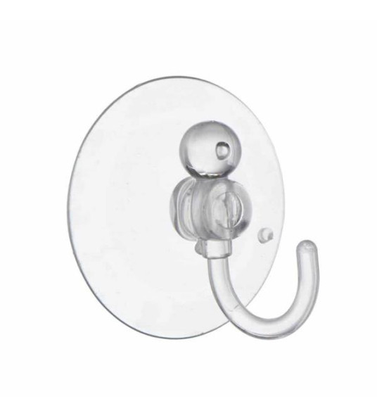 SUCTION HOOK 25MM CLEAR