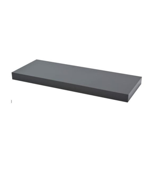 FLOATING SHELF 800X235X38MM 30KG GREY GLOSS