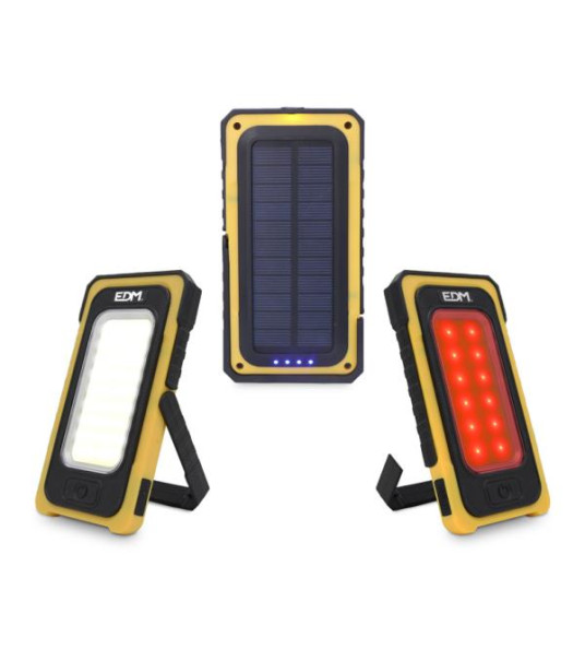 RECHARGEABLE SOLAR TORCH 10W 750LM