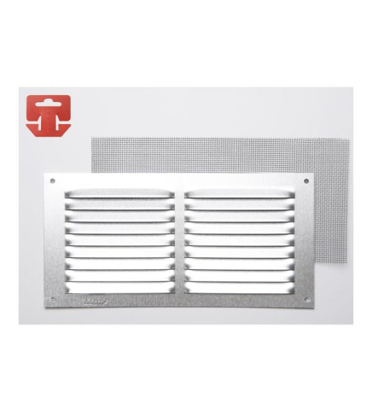 ALUMINIUM VENT COVER 150X300MM WITH NET