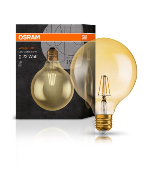LED GLOBE E27 2.5W 824 1906 VINTAGE