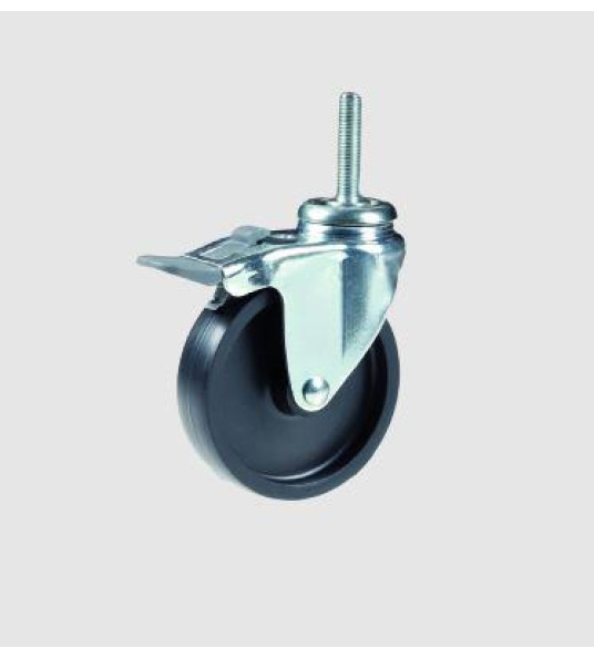 CASTER 40MM WITH BOLT & BRAKE DF/2 40
