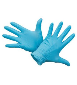 BLUE NITRILE GLOVES LATEX FREE XL 100PCS PG