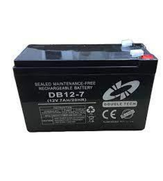 BATTERY 12V 7AH DOUBLETECH 151X65X94MM