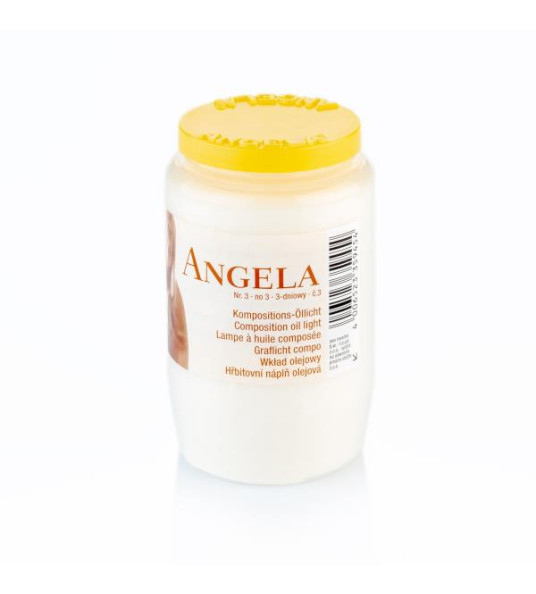 OIL CANDLE NO3 WHITE ANGELA 55HRS