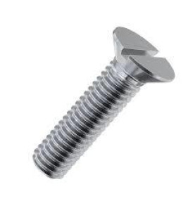 SLOT COUNTERSUNK BOLT A4 SS M6X30MM DIN963