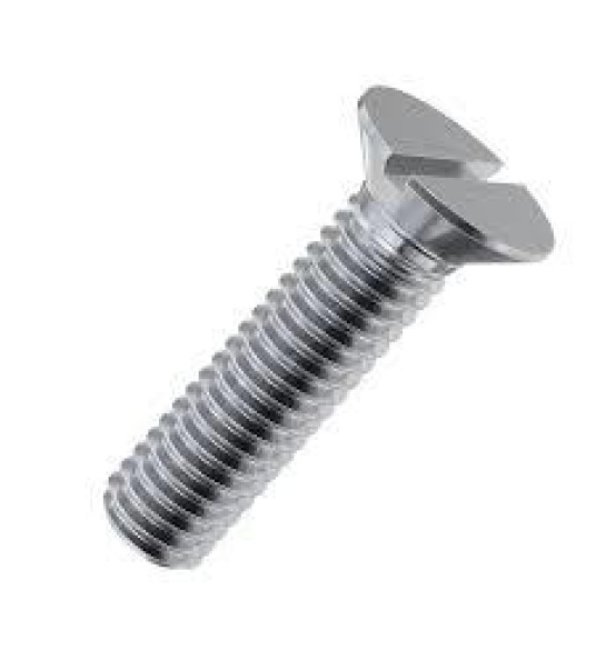 SLOT COUNTERSUNK BOLT A4 SS M6X30MM DIN963