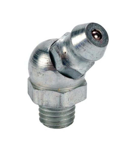 GREASE NIPPLE M10X1 (FINE) BENT 45`