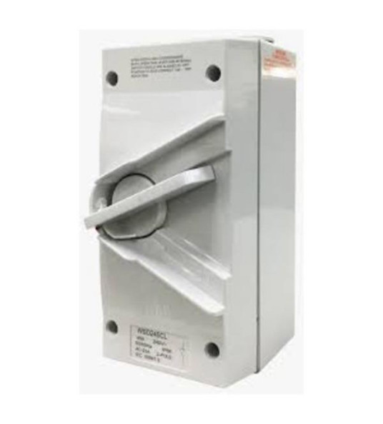 ISOLATOR IP66 4P 45A SURFACE MOUNT