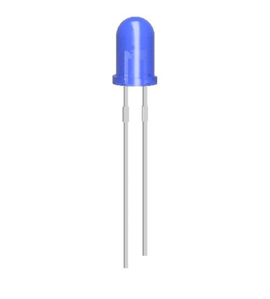LED BLUE 5MM 1.9V