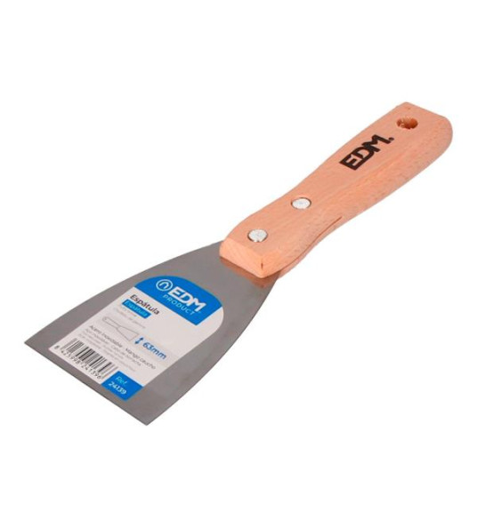 SCRAPER 63MM WOODEN HANDLE EDM