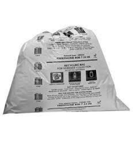 GREY RECYCLING BAGS 66X81CM (M) 10PCS GREY RECYCLING BAGS 66X81CM (M) 10PCS