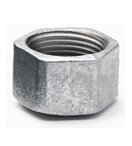 GALVANIZED FEMALE SCREW CAP 1``