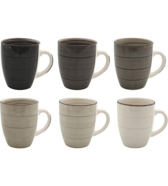 CERAMIC COFFEE MUG 340ML ASSORTED