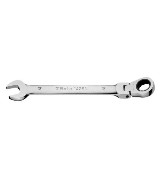 SWIVEL RATCHET SPANNER 17MM BETA
