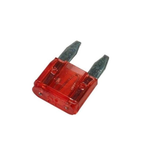 MINI BLADE FUSE 10A RED (10.9X16.4X3.8MM)