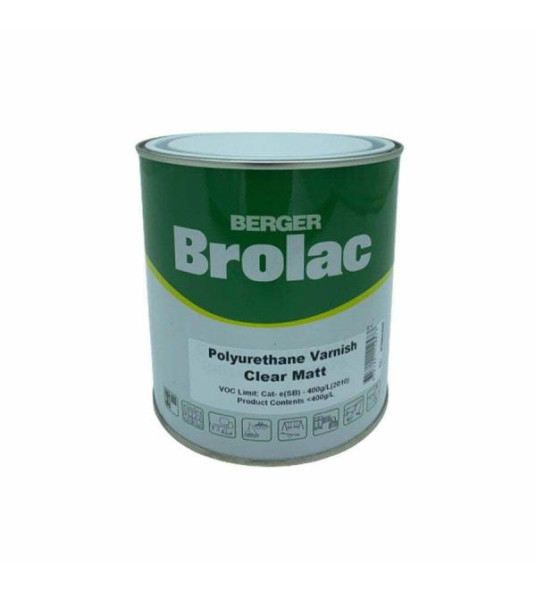 BROLAC POLYURETHANE VARNISH SEMI MATT 250ML