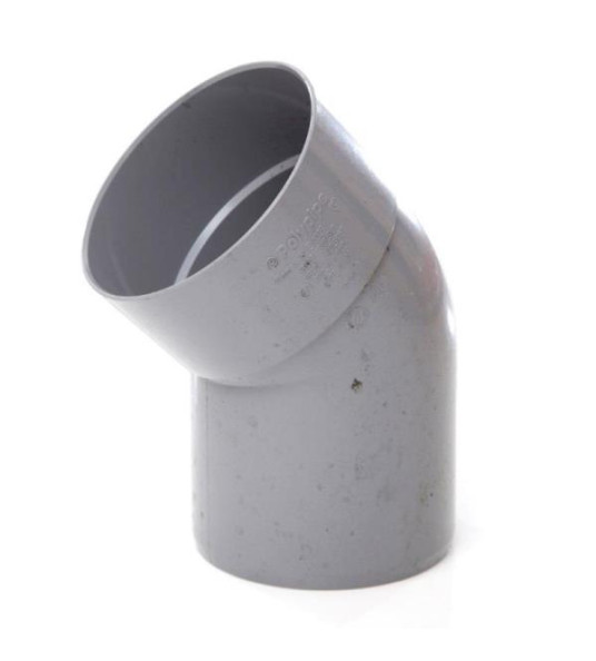 EASY BEND 30° 125MM PVC GREY