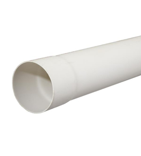 PVC PIPE 125X3.2MM 3M WHITE HEAVY