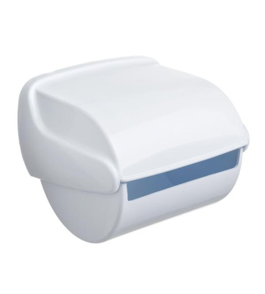TOILET ROLL HOLDER BOX WHITE