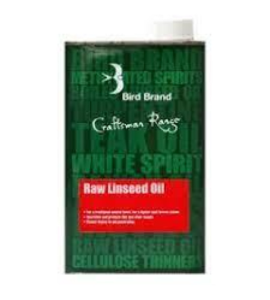 RAW LINSEED OIL 1L BIRD BRAND