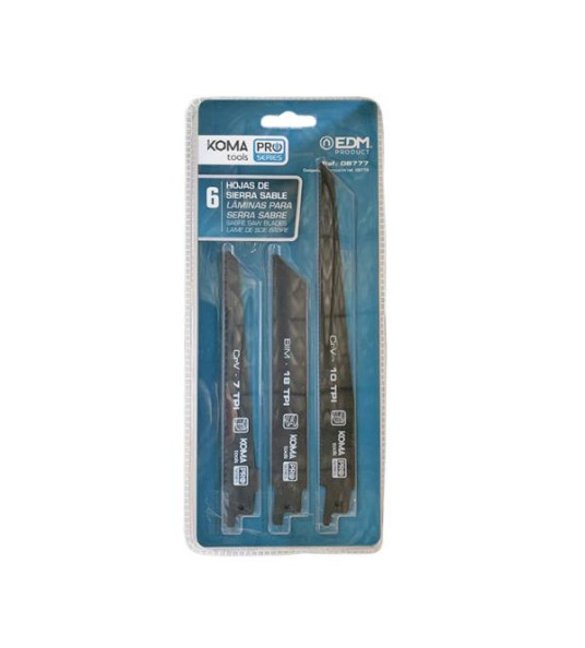 RECIPROCATING SAW BLADES 6PC SET