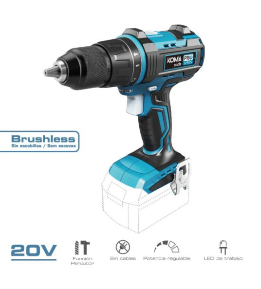 CORDLESS DRILL KOMA 20V BARE (NO BATTERY)
