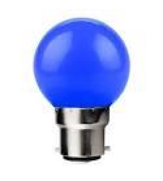 LED BALL LAMP B22 BLUE 1.0W